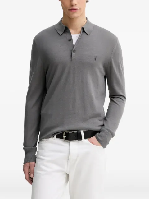 AllSaints polo Mode con botones y logo