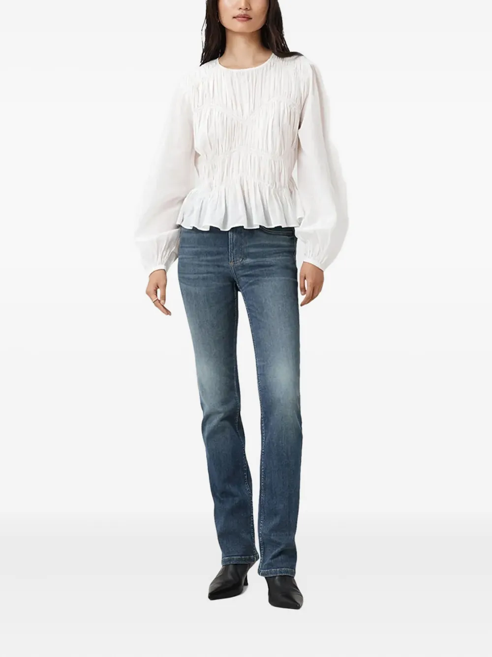 AllSaints Haldan bootcut jeans - Blauw