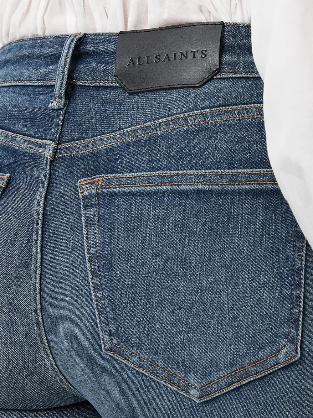 AllSaints Haldan bootcut jeans Blauw