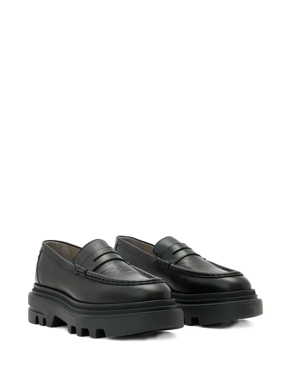 AllSaints Penny loafers - Zwart