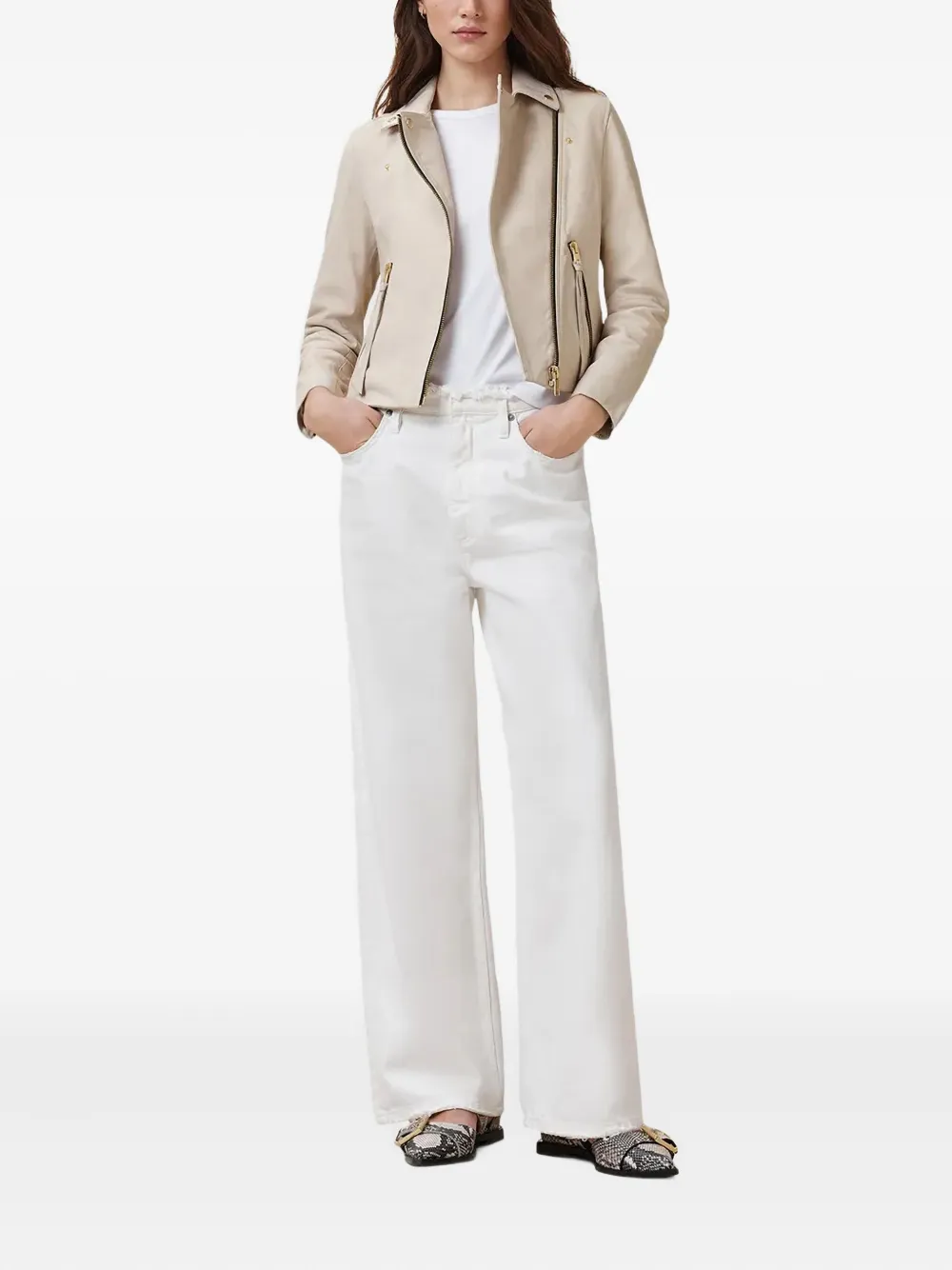 AllSaints chamarra biker con cierre | Chamarras biker | Image 2