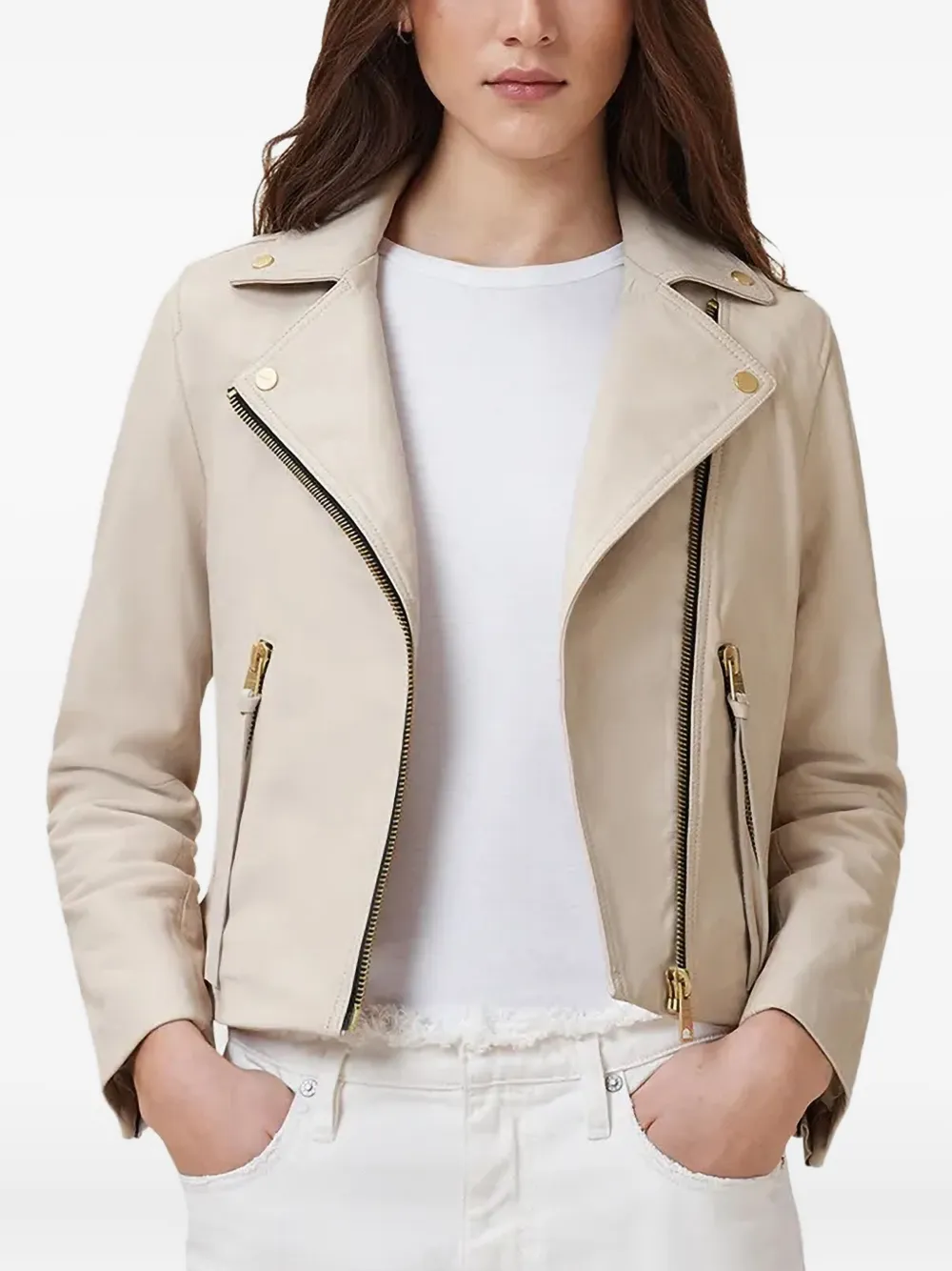 AllSaints ライダースジャケット - ニュートラル AllSaints ライダースジャケット - ニュートラル