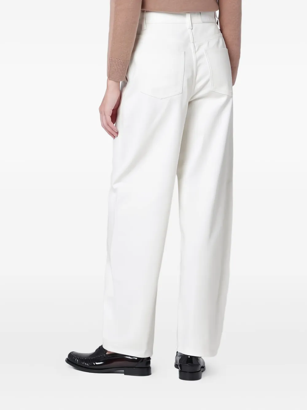 Maison Kitsuné Boyfriend Jeans In White