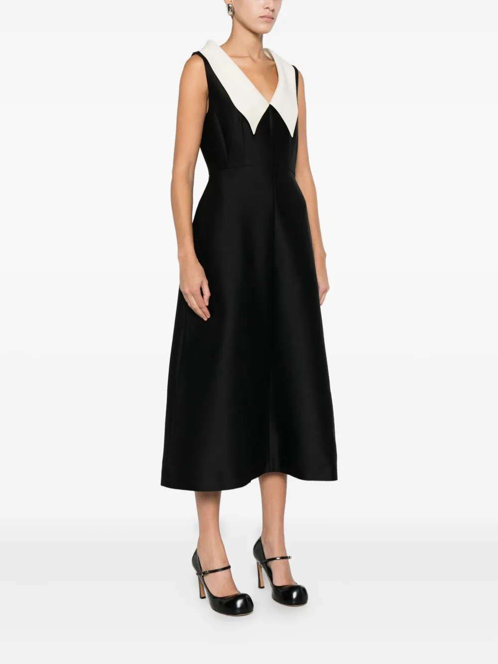 Curiel Mouwloze jurk Zwart