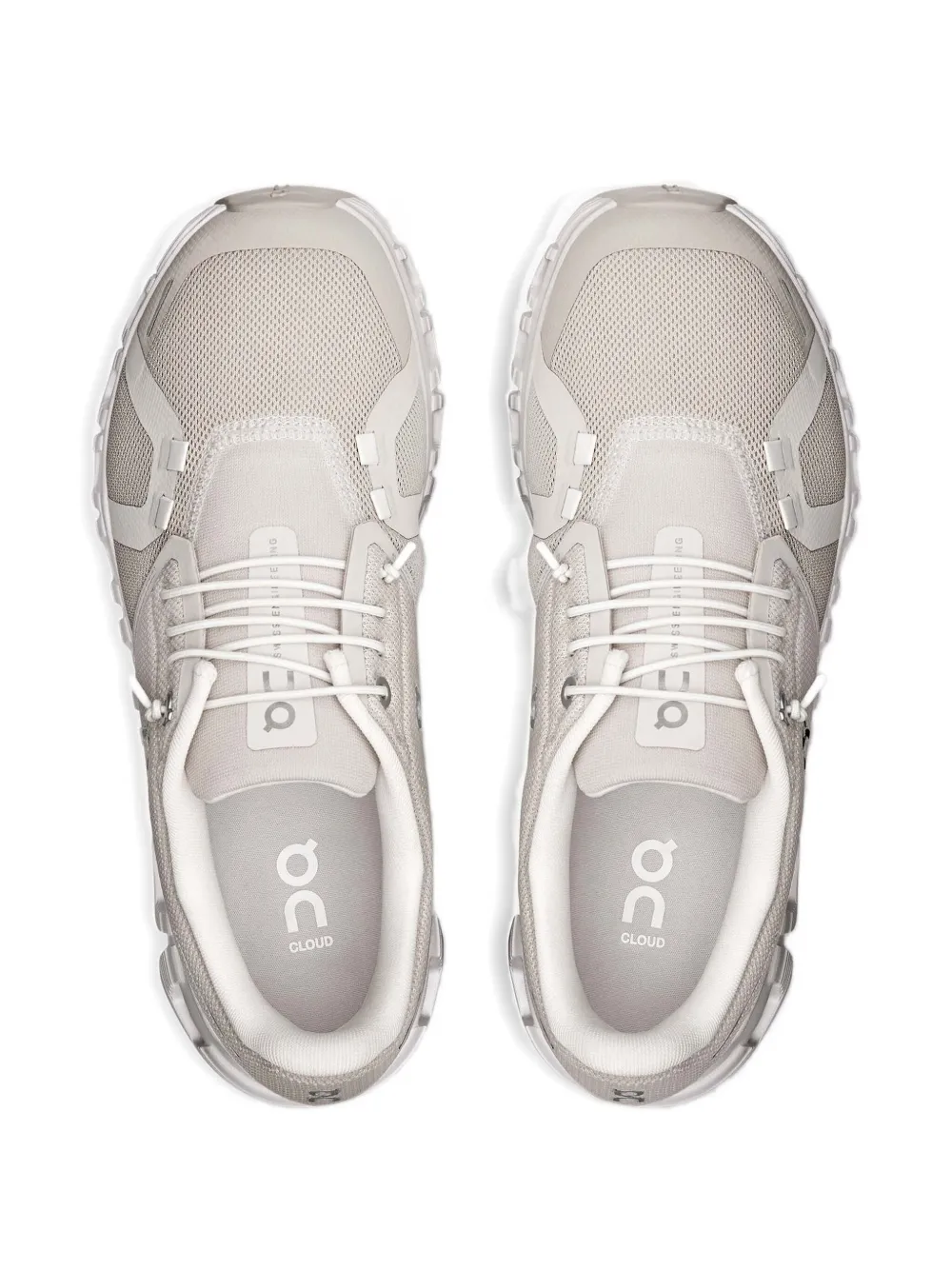 On Running Cloud 6 Elastic-laces Sneakers In Neutral