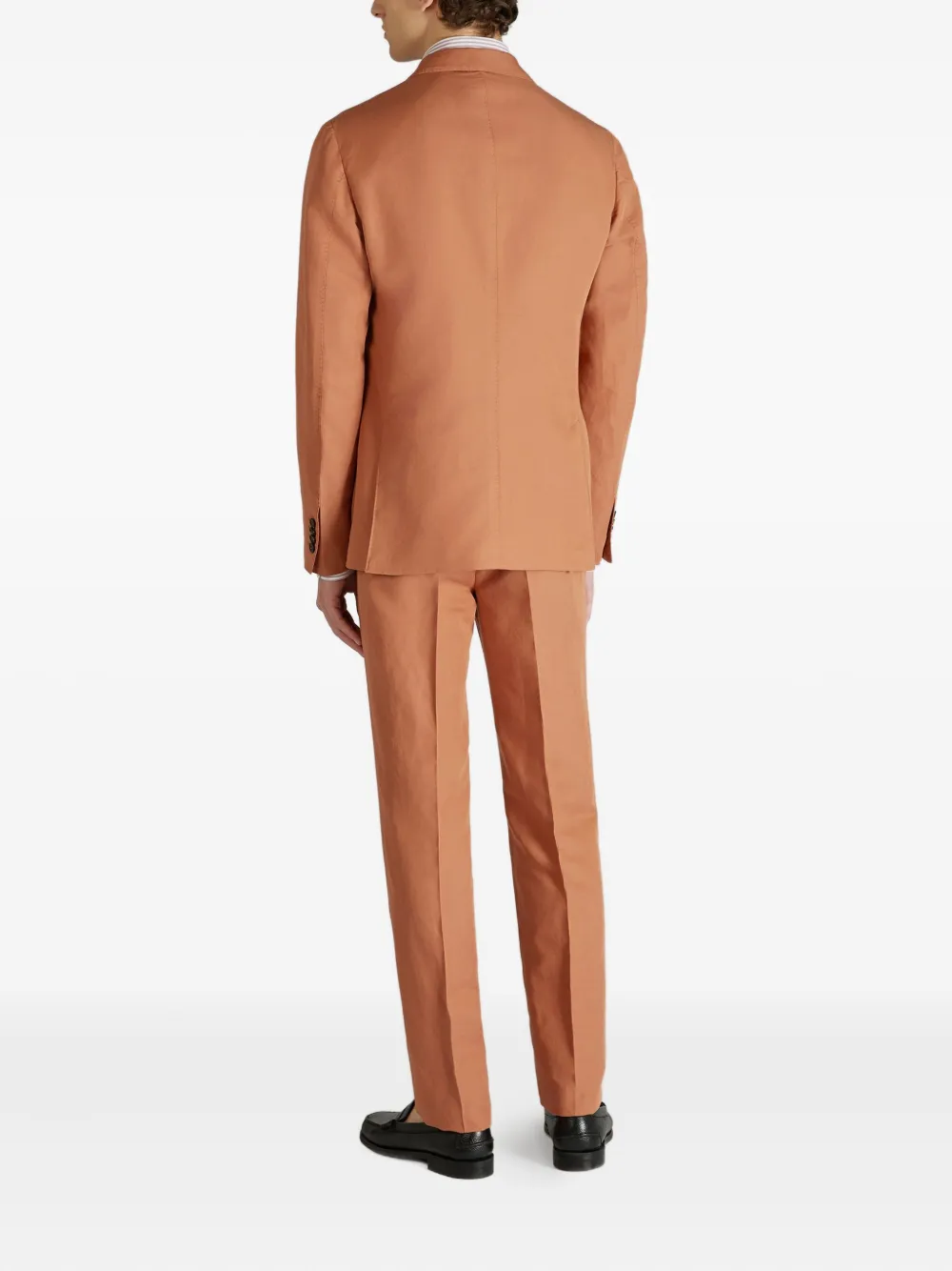 Incotex Pak met enkele rij knopen Bruin