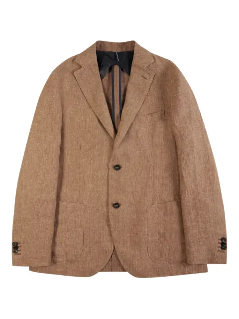 Incotex single-breasted linen jacket