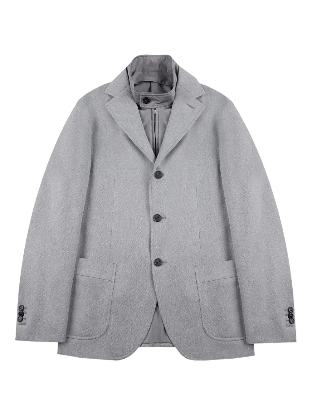 Incotex blazer con panel removible | gris | Image 1