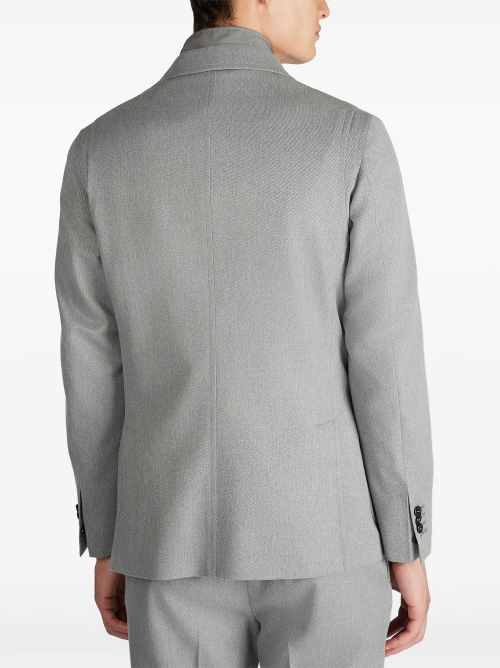 Incotex Sakko Mit Abnehmbarem Einsatz In Gray