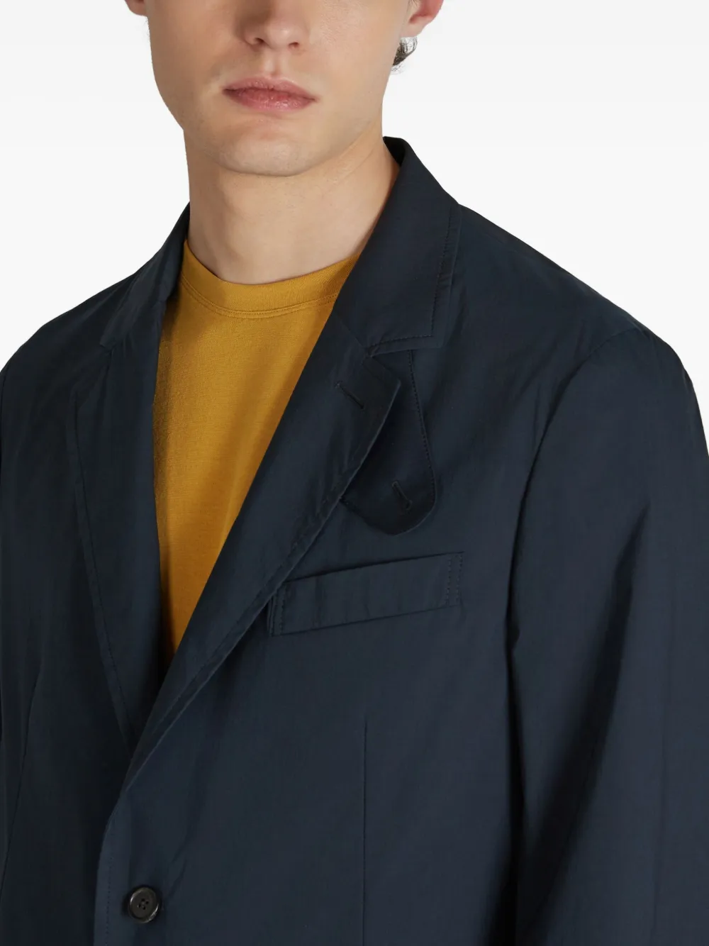 Incotex Blazer met enkele rij knopen Blauw