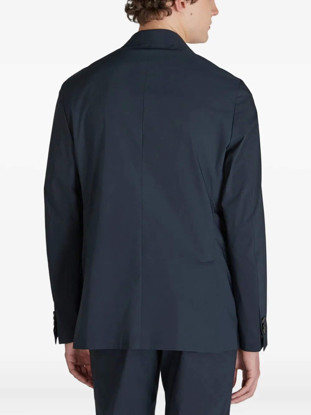 Incotex Blazer met enkele rij knopen Blauw