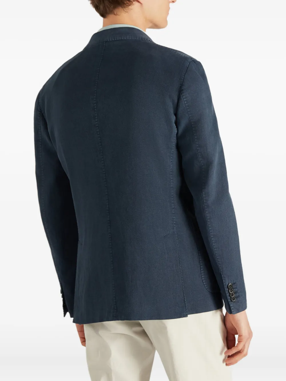 Montedoro Blazer met enkele rij knopen Blauw