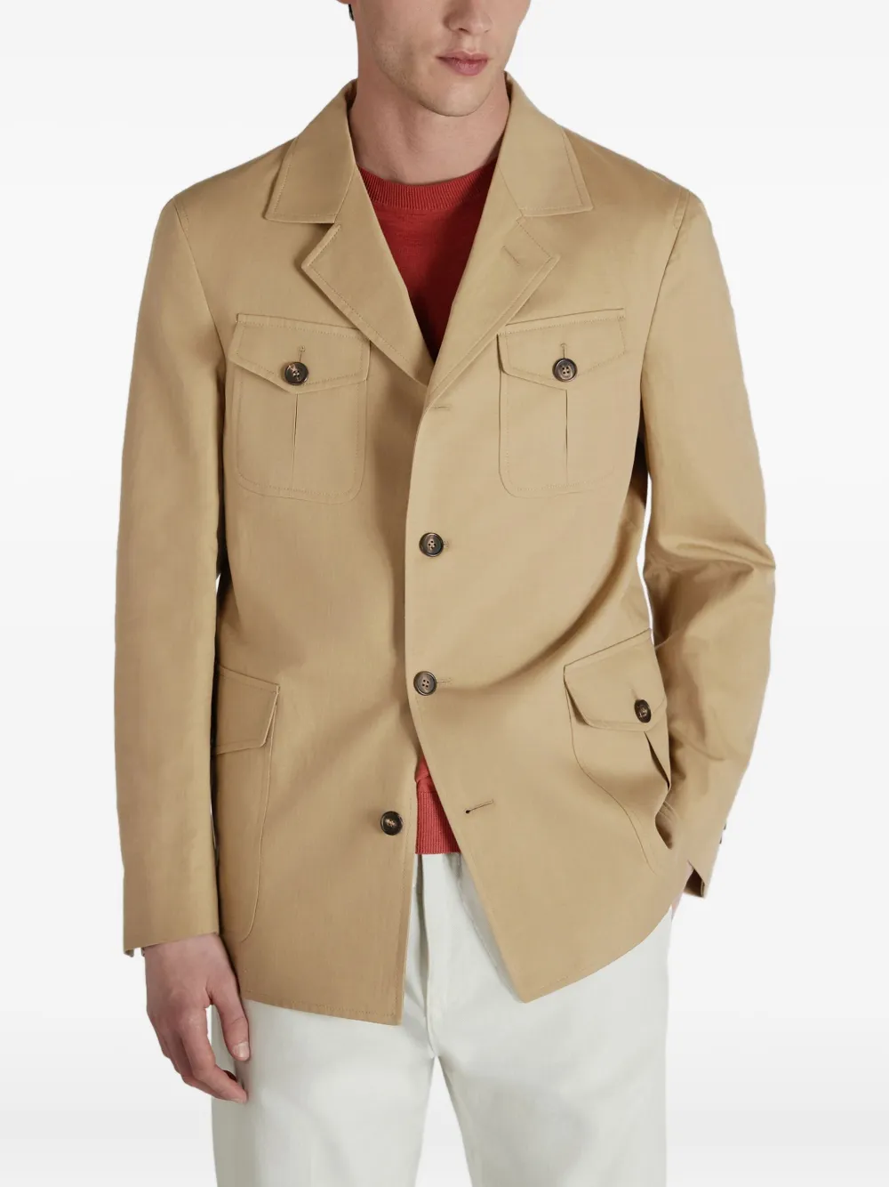 Incotex Jack met zakken Beige