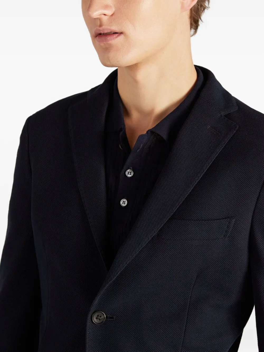 Montedoro Single-breasted Blazer In Blue