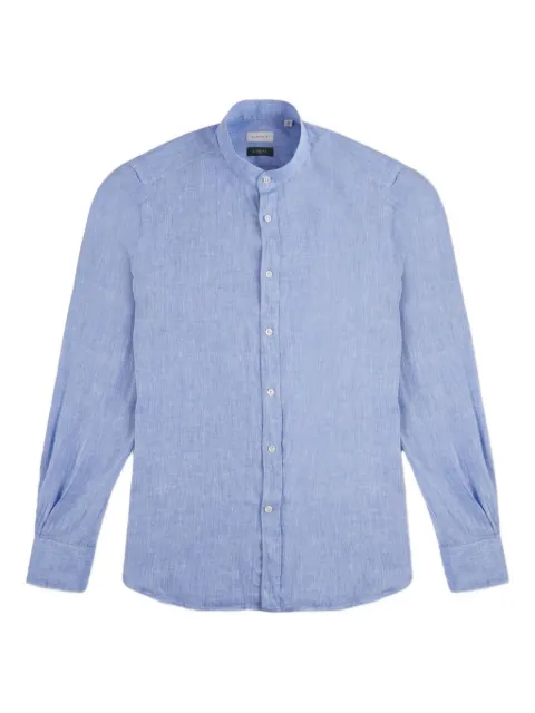Glanshirt mandarin-collar shirt