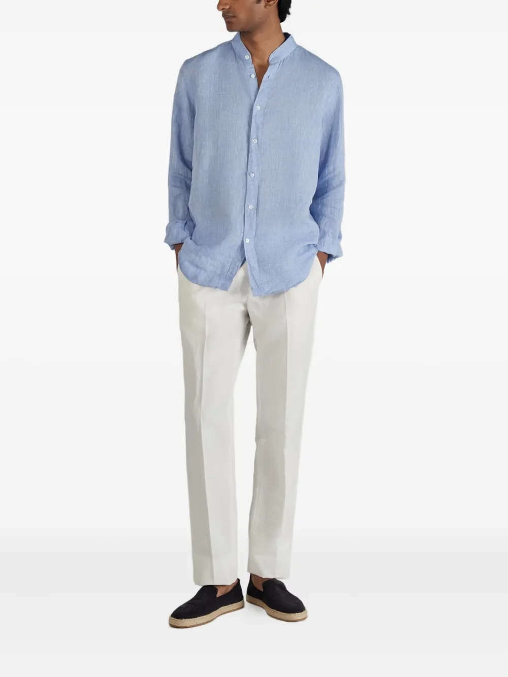 Glanshirt mandarin-collar shirt | Image 2