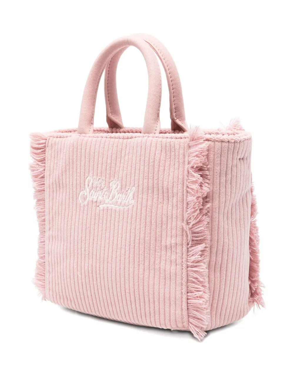MC2 Saint Barth Kids Shopper met franje - Roze