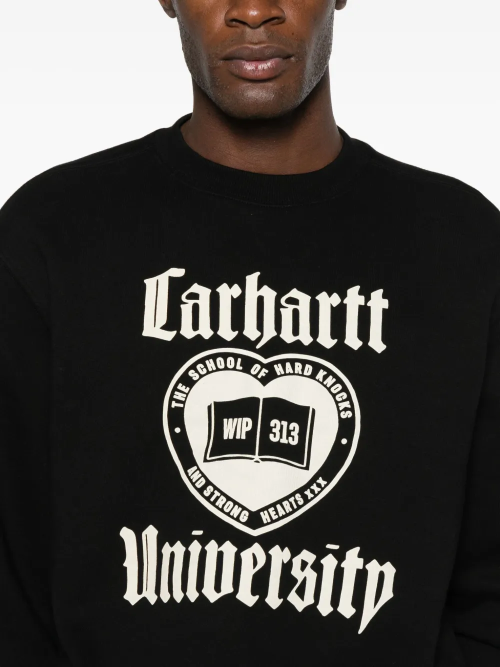 Carhartt WIP Shooling sweater met print Zwart