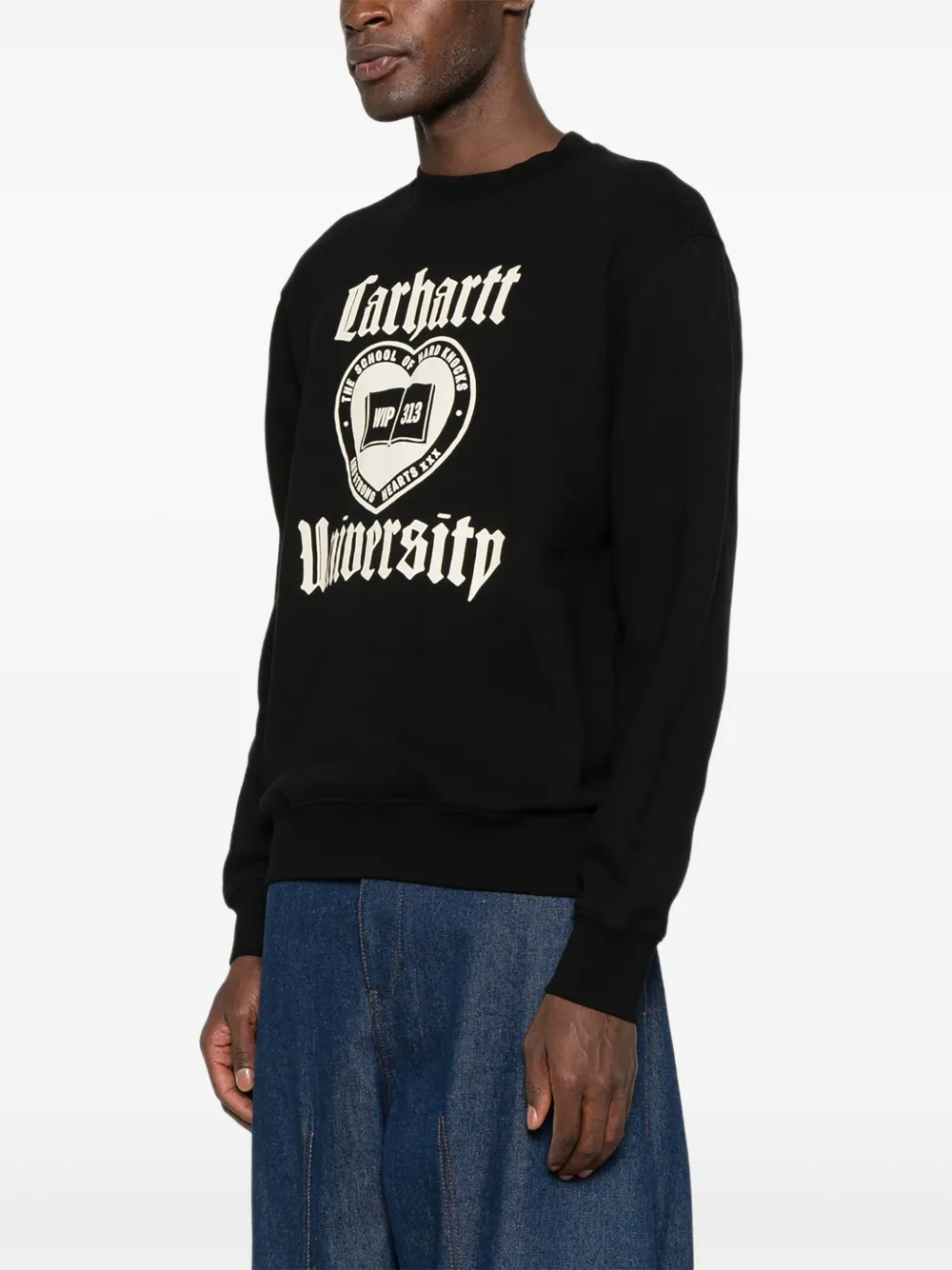 Carhartt WIP Shooling sweater met print Zwart
