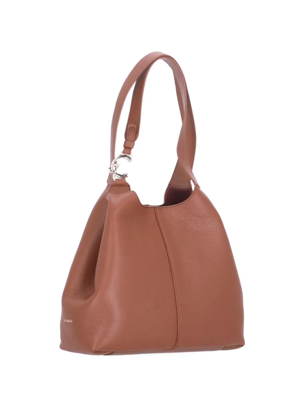 Coccinelle C-Easy leather tote bag - Marrone