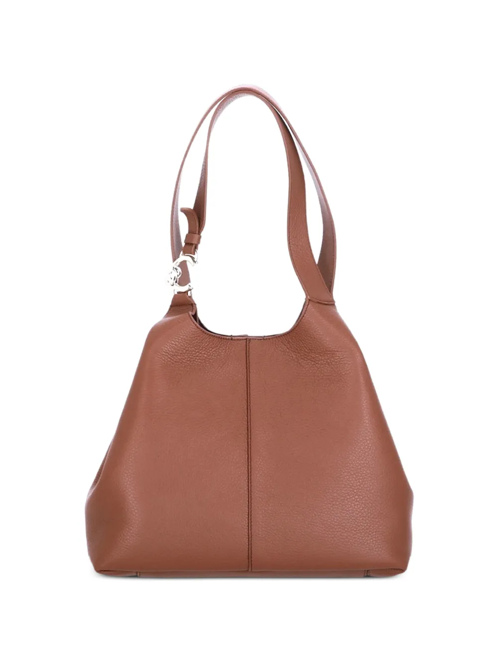 Coccinelle C-Easy leather tote bag - Marrone