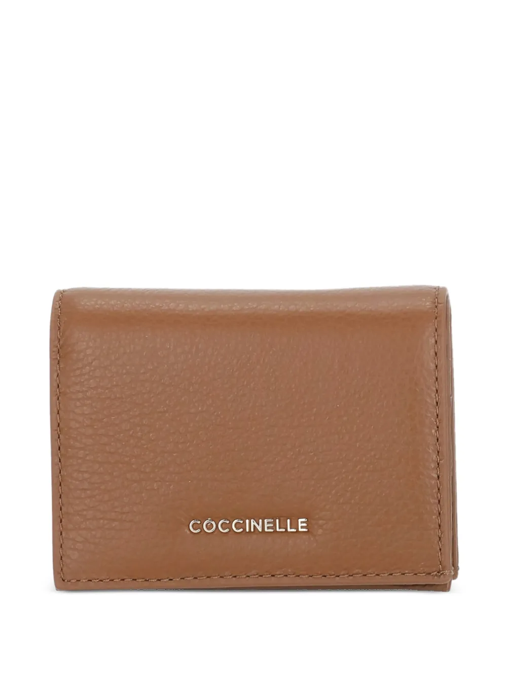 Coccinelle textured fold wallet | Brown | Image 1