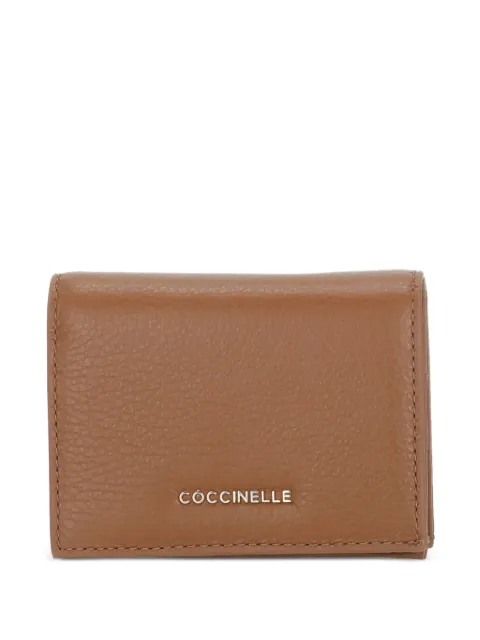 Coccinelle textured fold wallet