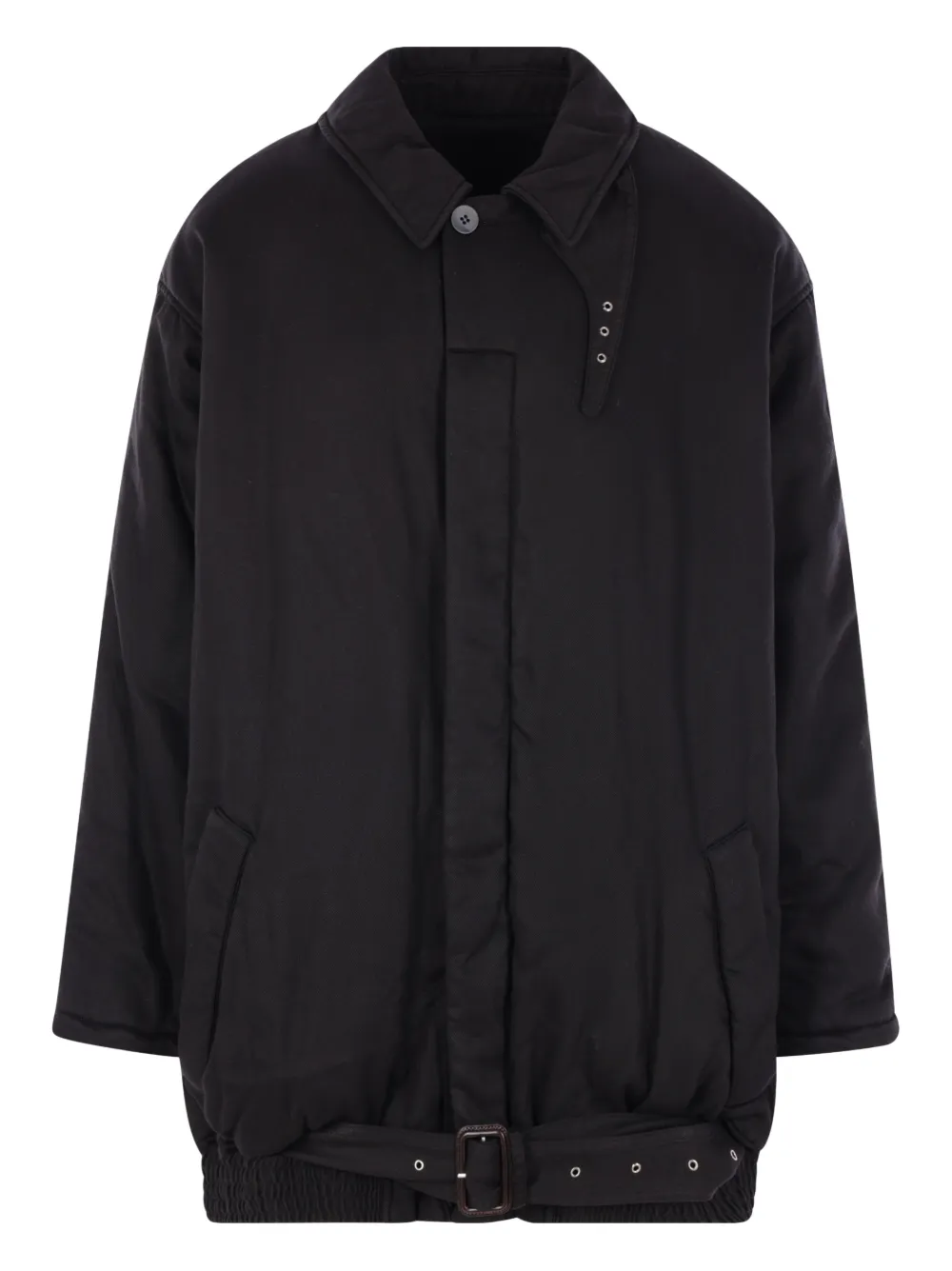 Magliano button belted coat - Nero