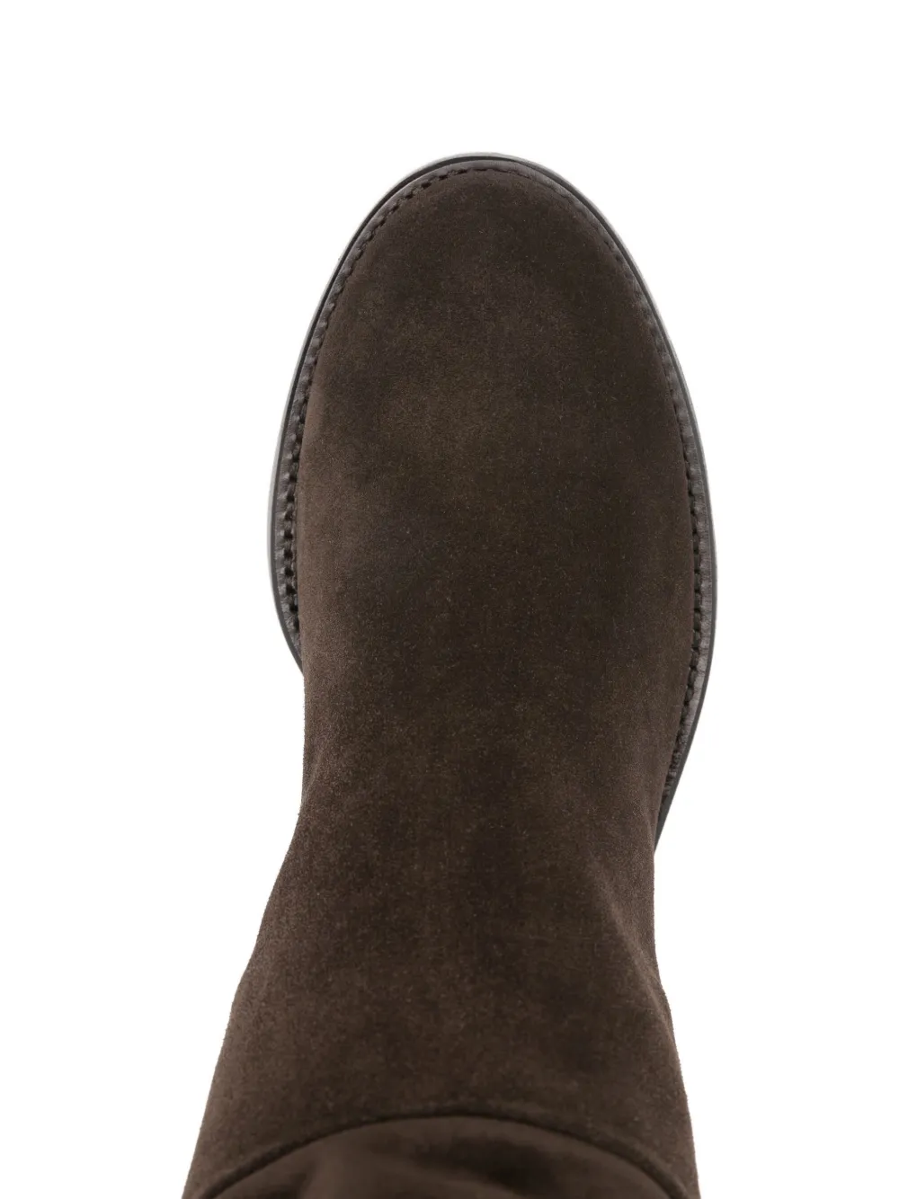 Pantanetti Suede Block-heel Boots In Brown