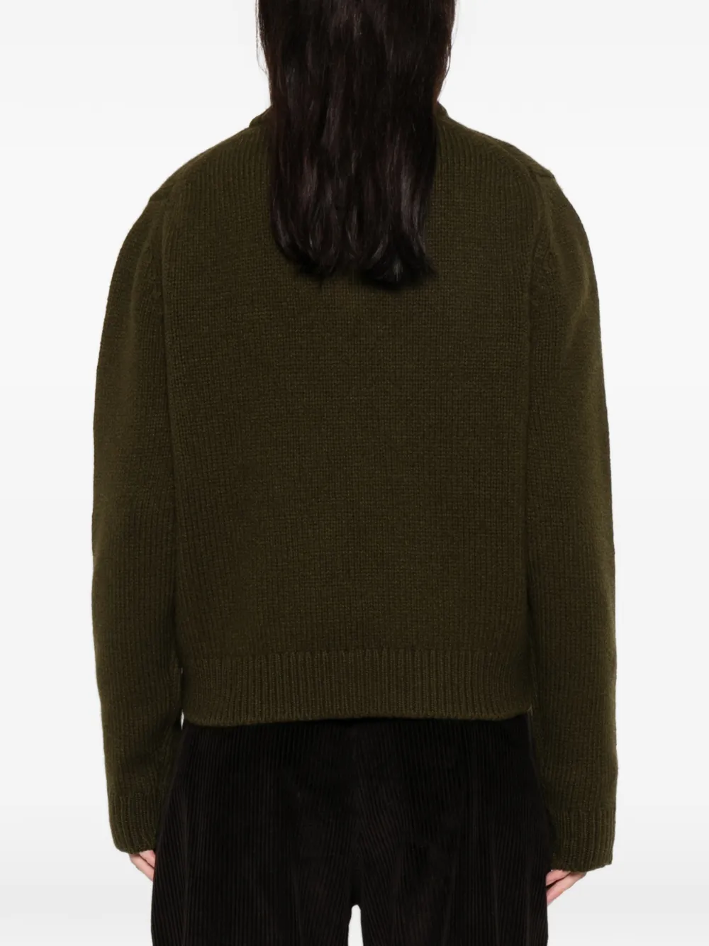 And-daughter V-neck Sweater In Brown