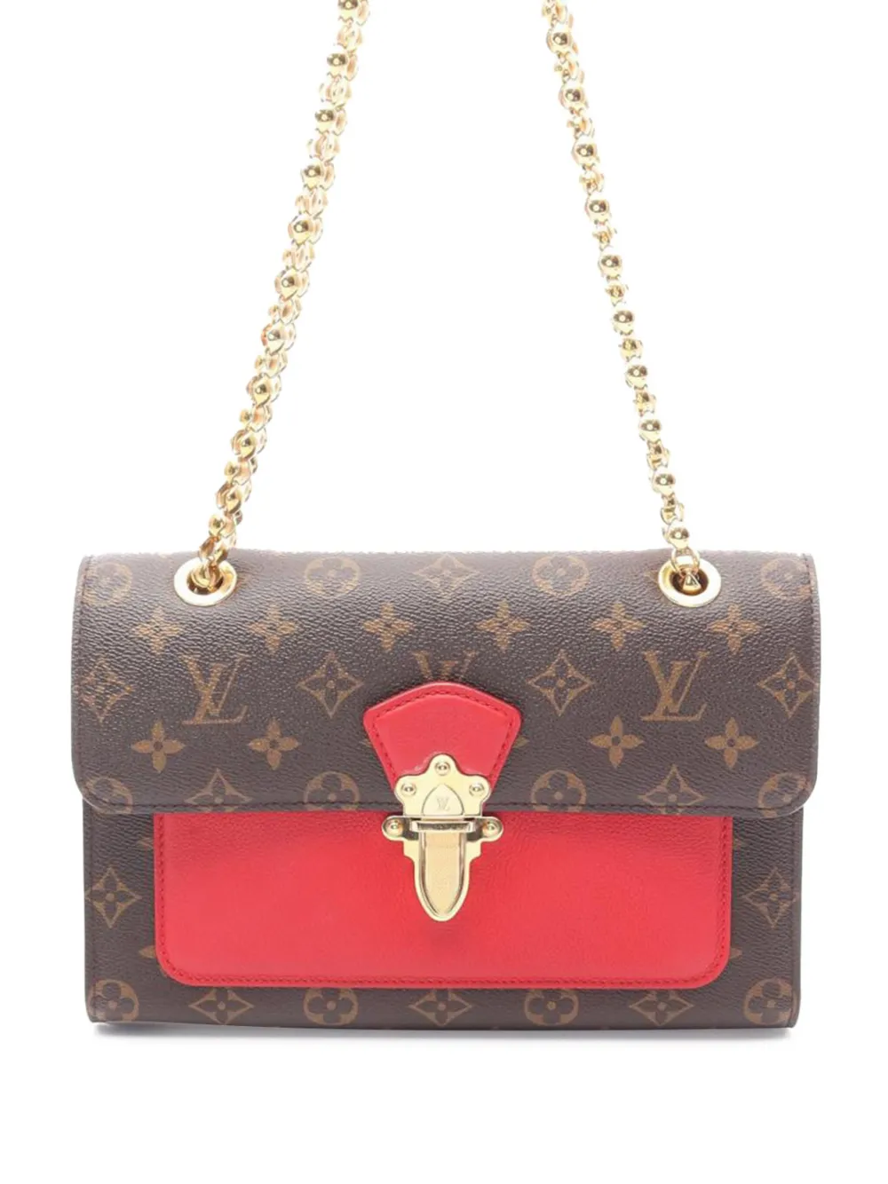 Louis Vuitton Pre-Owned 2021-2025 モノグラム ヴィクトワール ショルダーバッグ - ブラウン