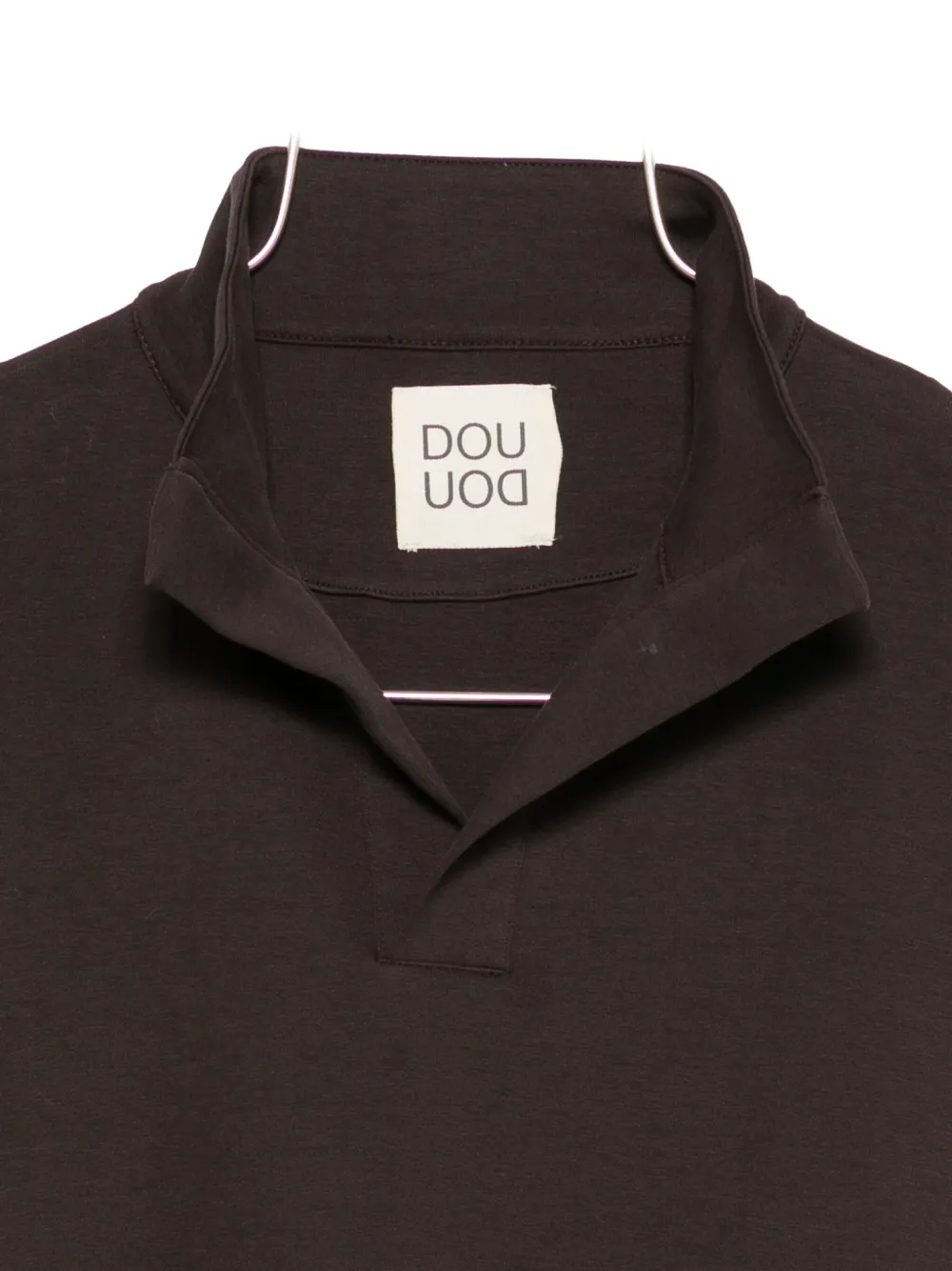 Douuod V-neck Sweatshirt In Brown