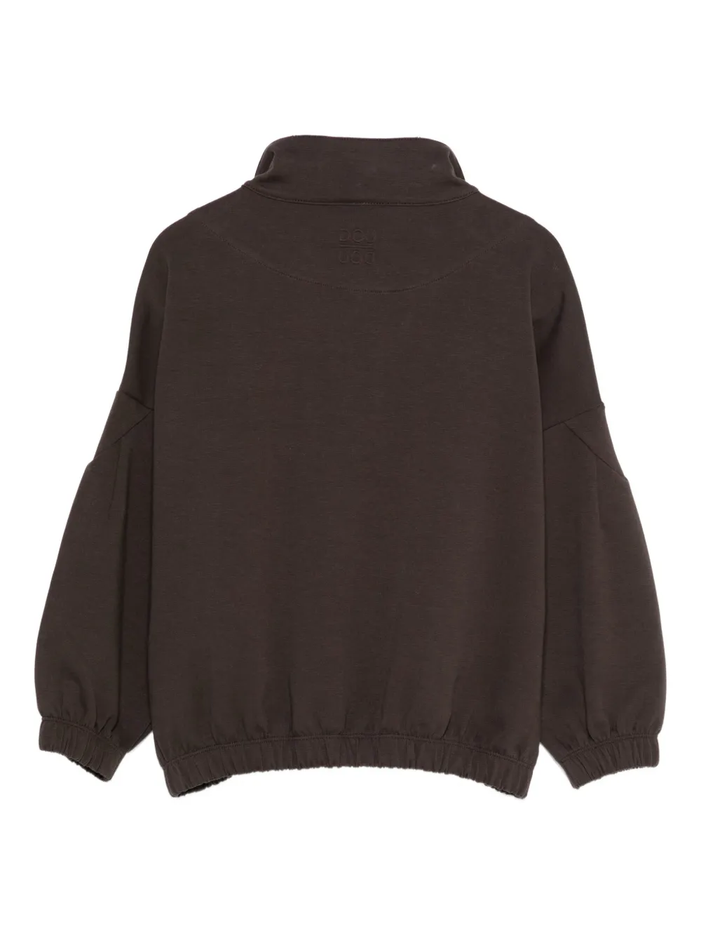 Douuod V-neck Sweatshirt In Brown