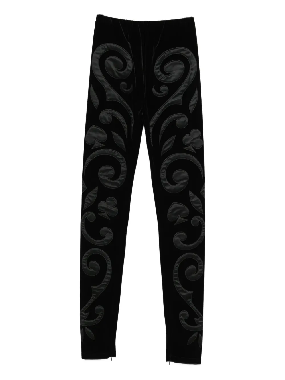Emporio Armani Scroll trousers - Zwart