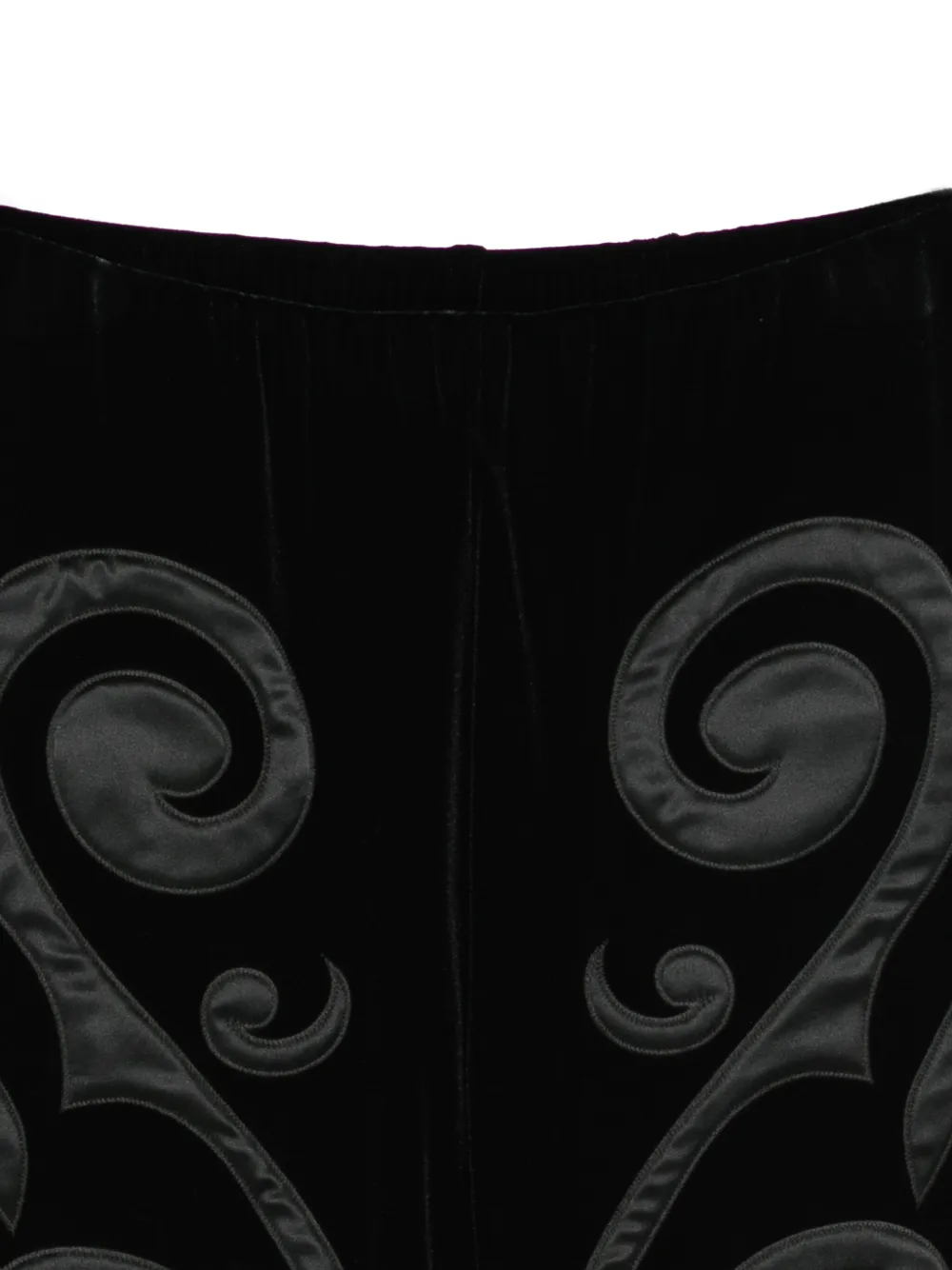 Emporio Armani Scroll broek Zwart