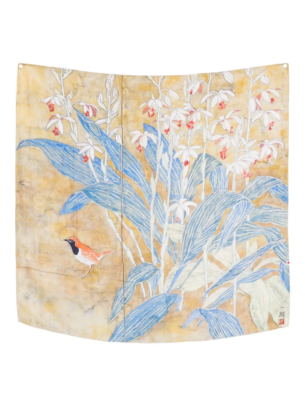 Talking Walls Twiggy Komadori Scarf In Multi
