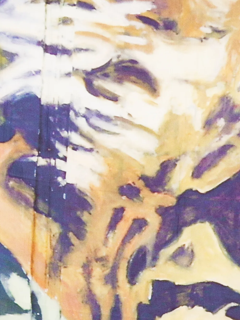 Talking Walls Printed Silk Foulard In Multi