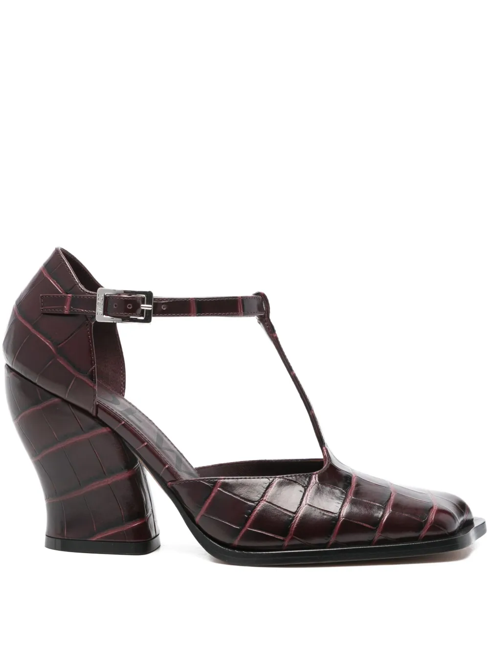 LOEWE 90 mm pumps met T-bandje Rood