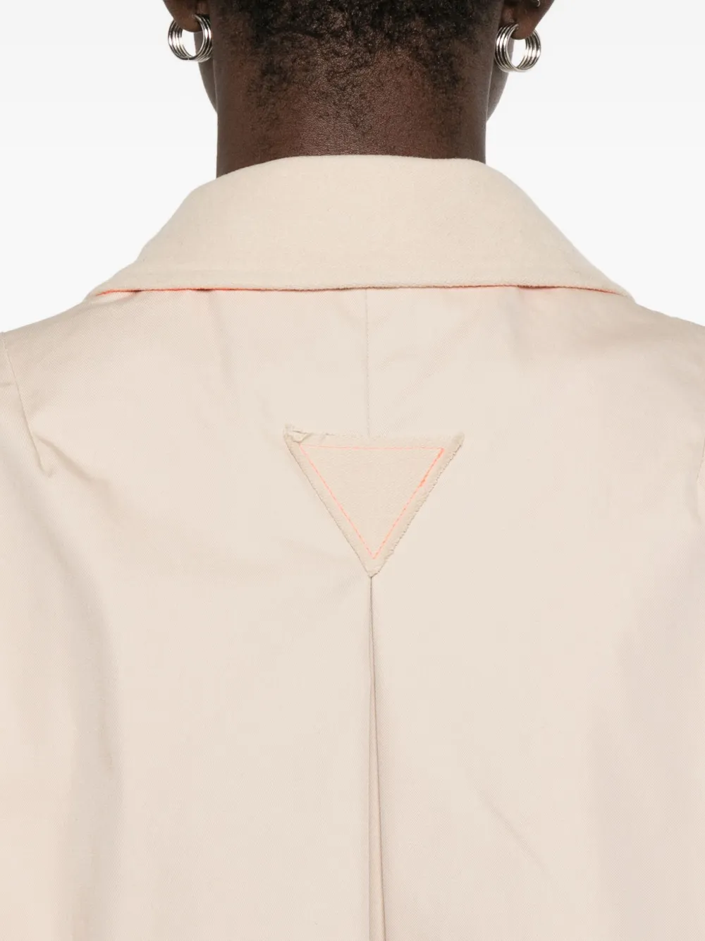 Front Street Panelled Blazer In Neutral