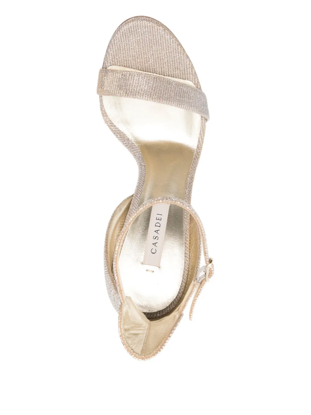 Casadei 120mm Cappa Blade Stratosphere Sandals In Gray