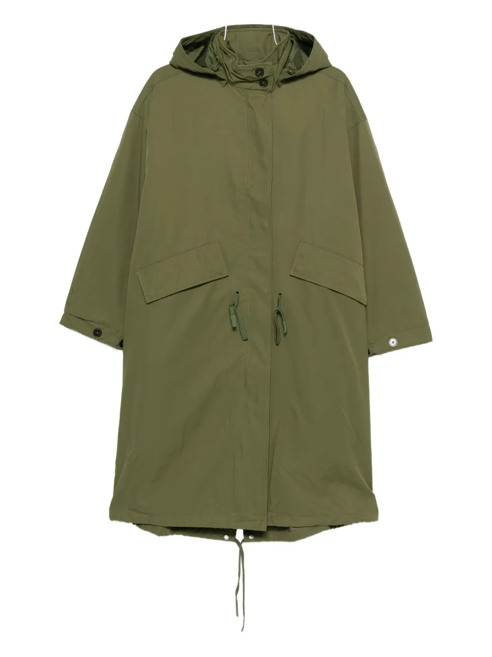 Closed Tie-dye Long Sleeve Windbreaker In Green