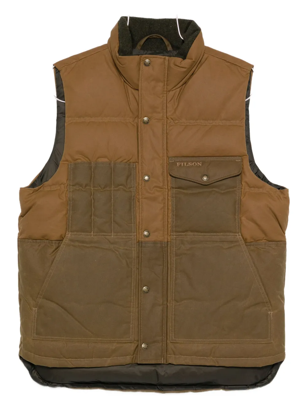 Filson quilted gilet - Marrone