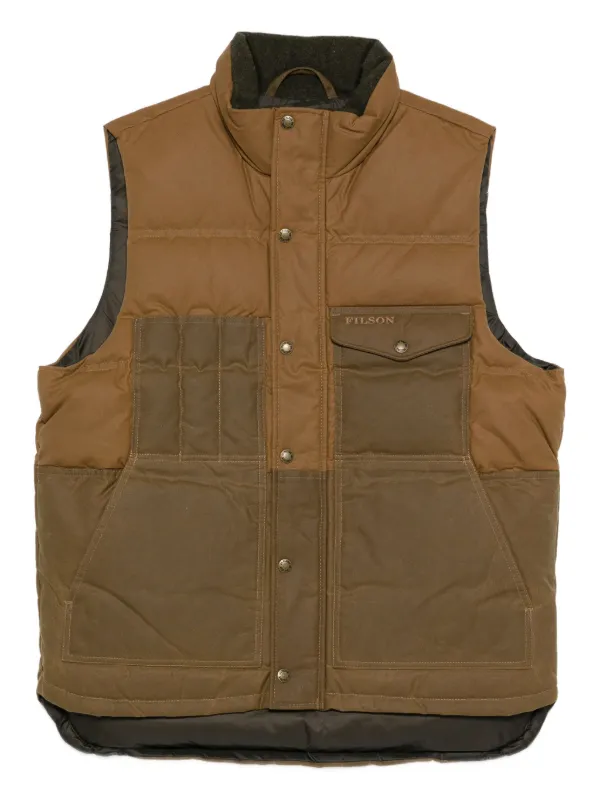 Filson キルティング ベスト | ブラウン | FARFETCH JP