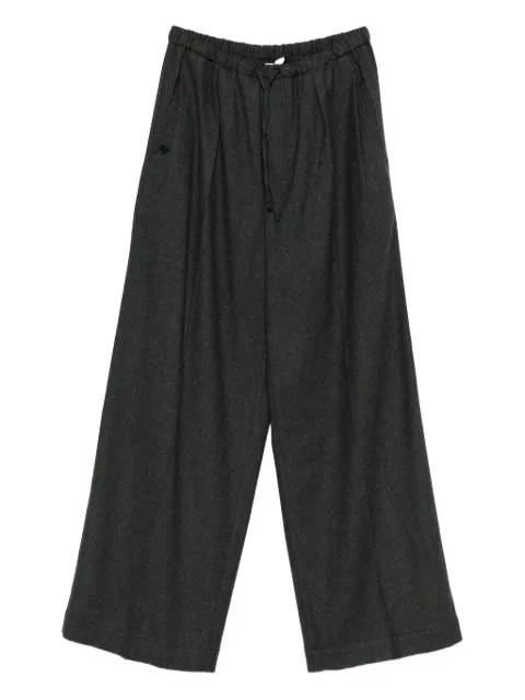 Closed pantalones con cordones en la pretina