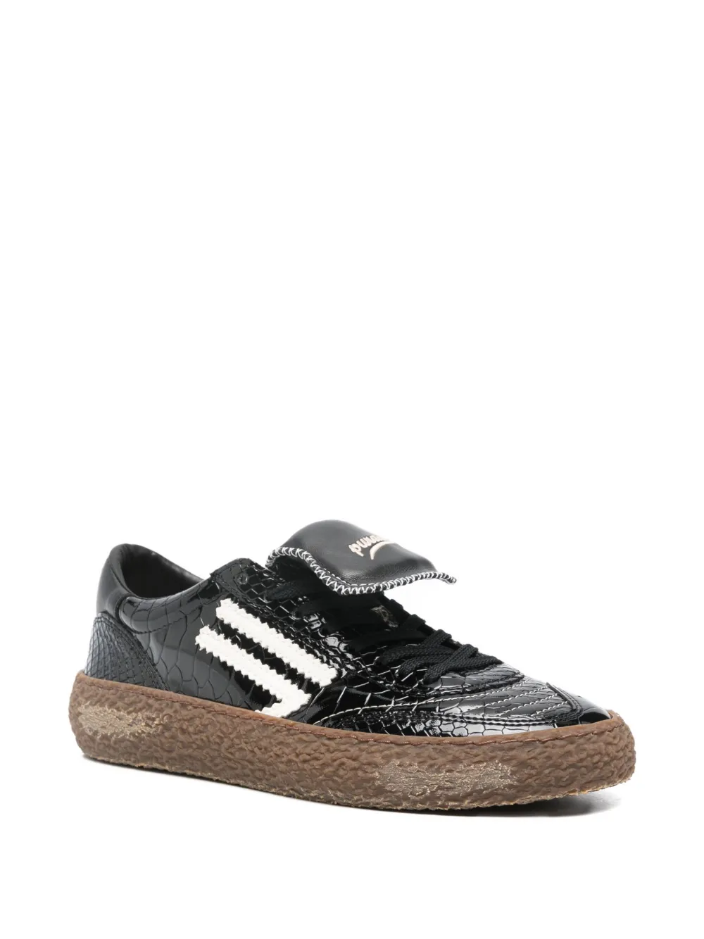Puraai tenis con efecto de piel de cocodrilo en relieve | Tenis bajos | Image 2