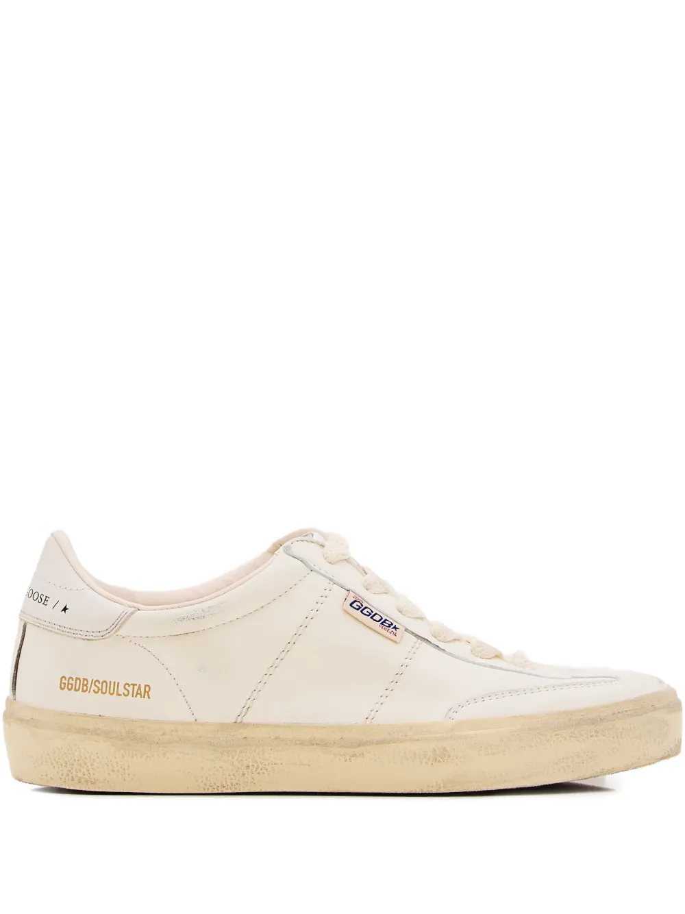 Golden Goose Soul Star Lace-up Leather Sneakers In Animal Print