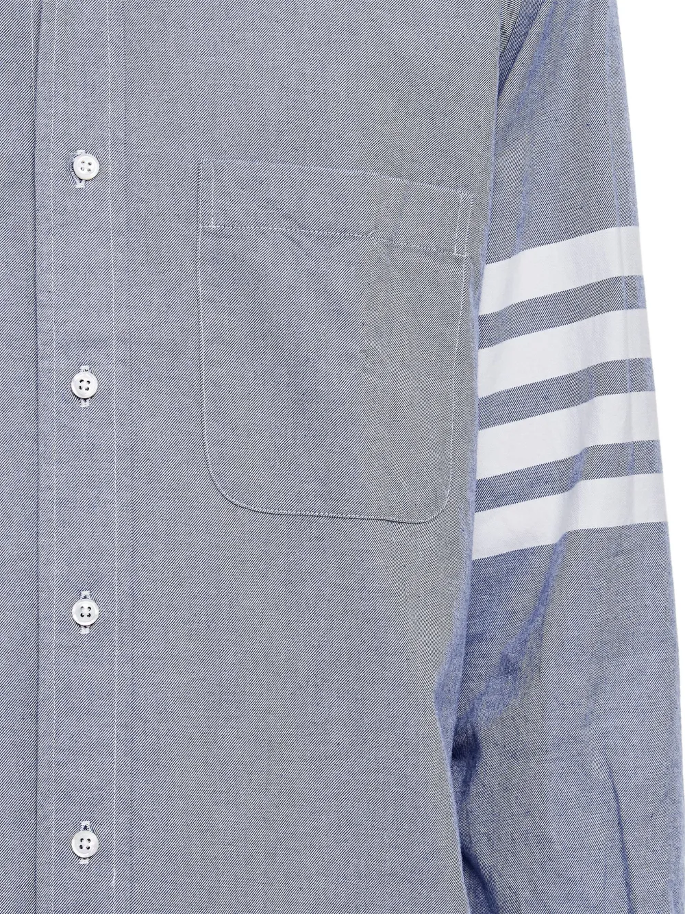 Thom Browne Button-down gestreept overhemd Blauw