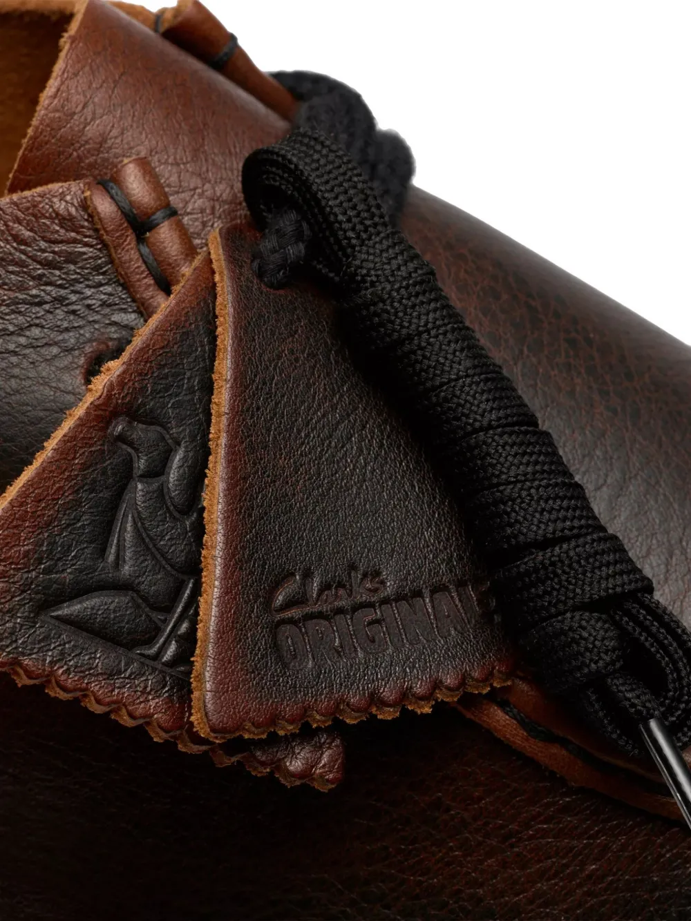 Clarks Originals Wallabee leren veterlaarzen Bruin