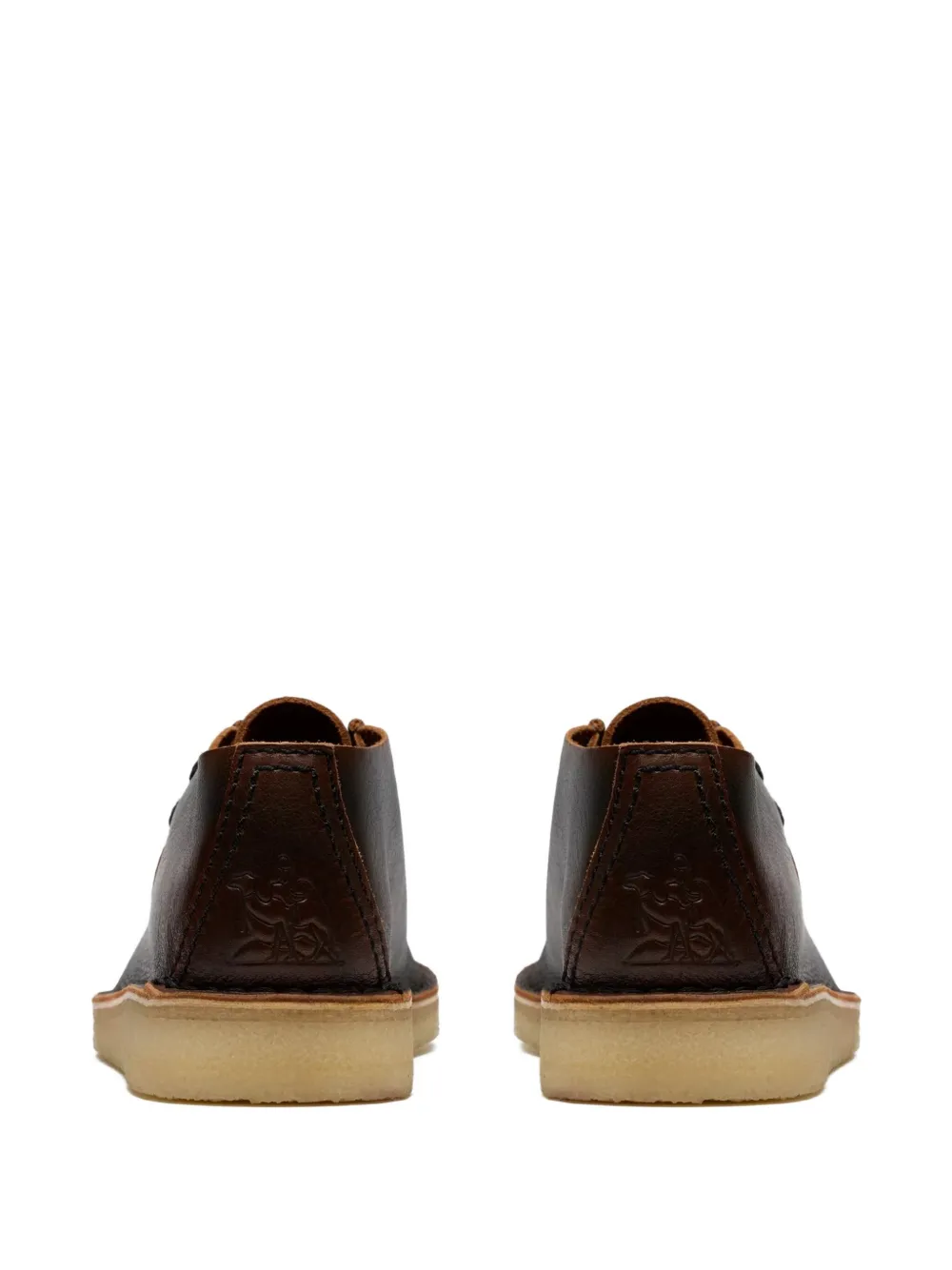 Clarks Originals Wallabee leren veterlaarzen Bruin
