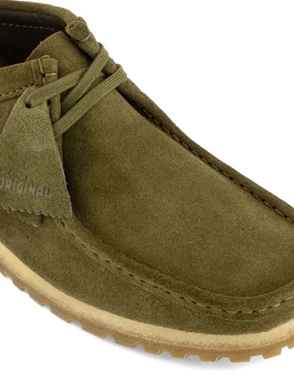 Clarks Originals Wallabee™ RB Suede lace-up Boots | Green | FARFETCH